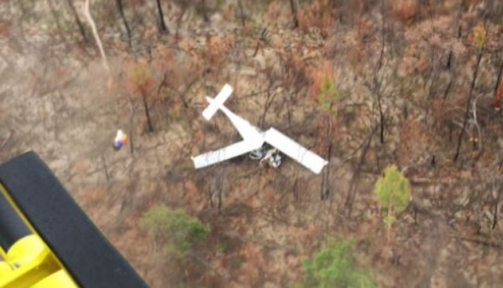 Avião de pastor cai em mata na Austrália.