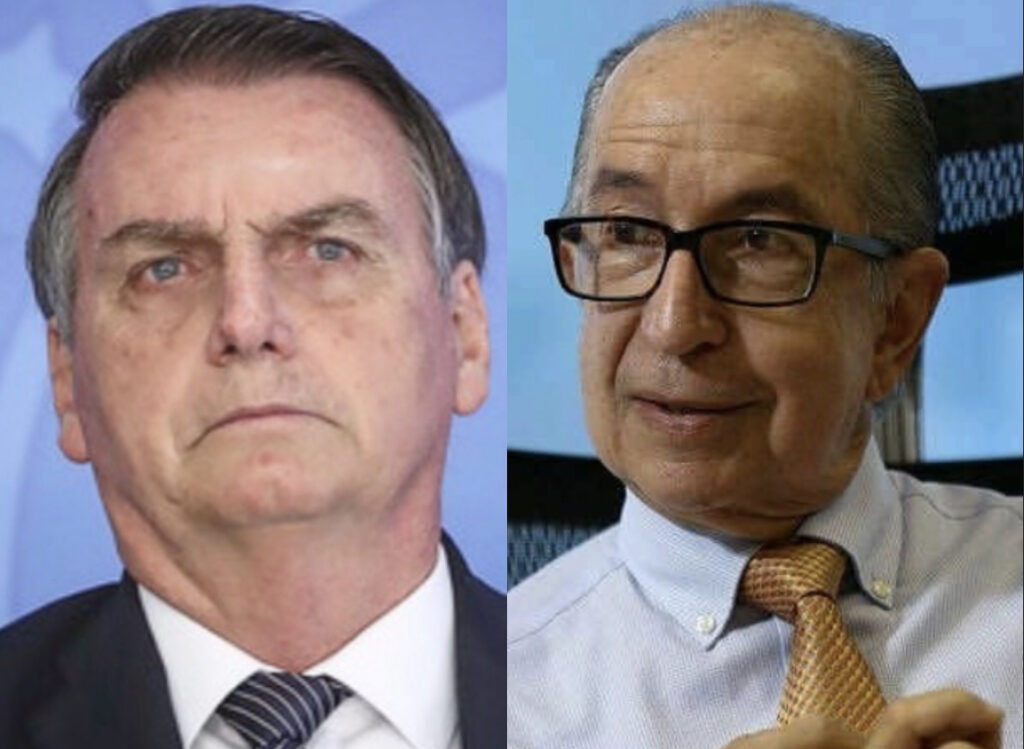 Jair Bolsonaro e Marcos Cintra, secretário nacional da Previdência.