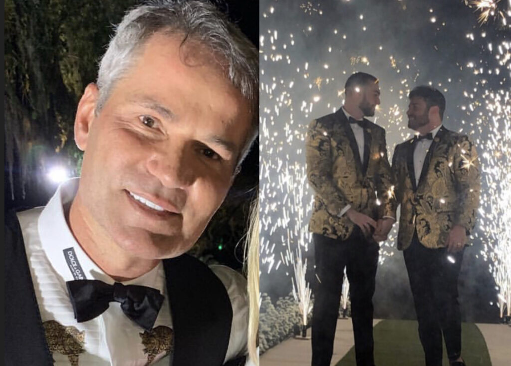 Pastor evangélico Márcio Poncio celebra casamento gay.