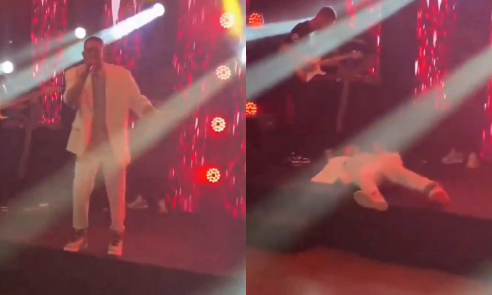 Vídeo mostra momento em que cantor gospel Pedro Henrique passa mal durante show na Bahia